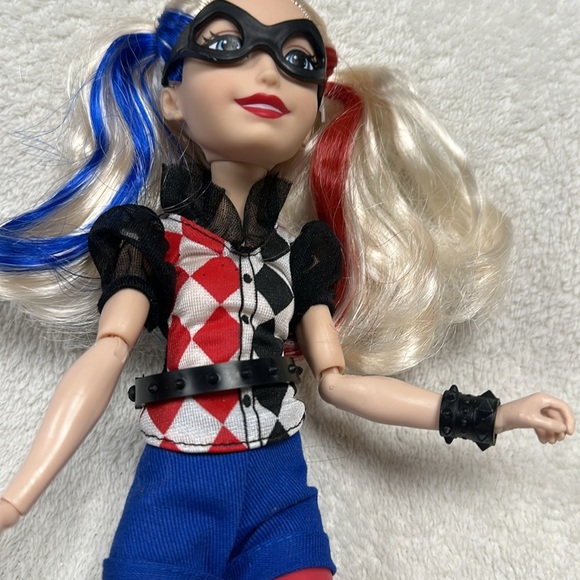 DC Super Hero Harley Quinn Doll 12 inch, 2015, Mattel - Picture 6 of 6
